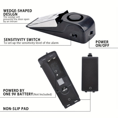 Door Stop Alarm Anti-Theft Security (2pcs)