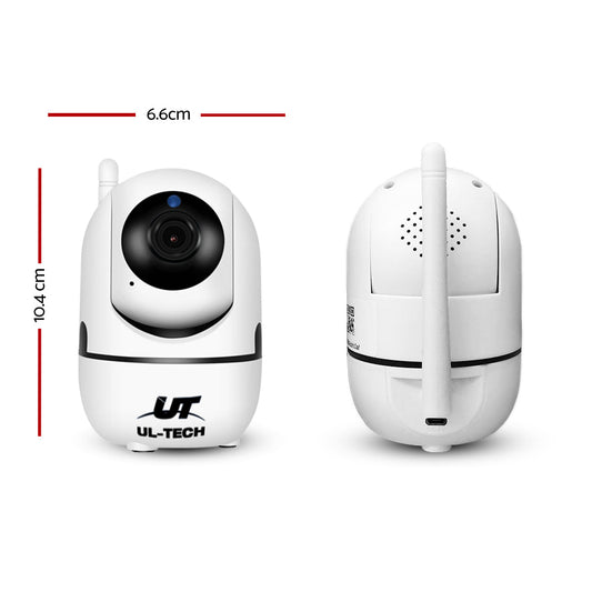 NNEDSZ - Système de sécurité CCTV avec caméra IP sans fil 1080p et moniteur pour bébé, blanc-1