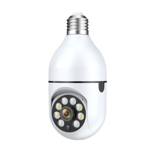 Ampoule-caméra Wi-Fi E27 de 3 Mpx avec vision nocturne-0